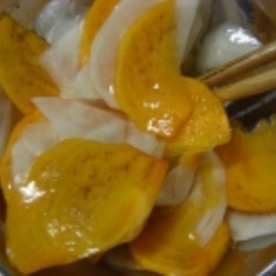 柿とかぶのなます レシピ 作り方 By Tukuyo93 楽天レシピ